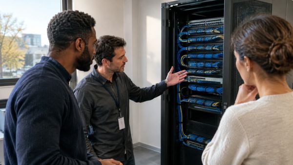 Quels sont les enjeux du choix d'une baie de brassage bureau ?
